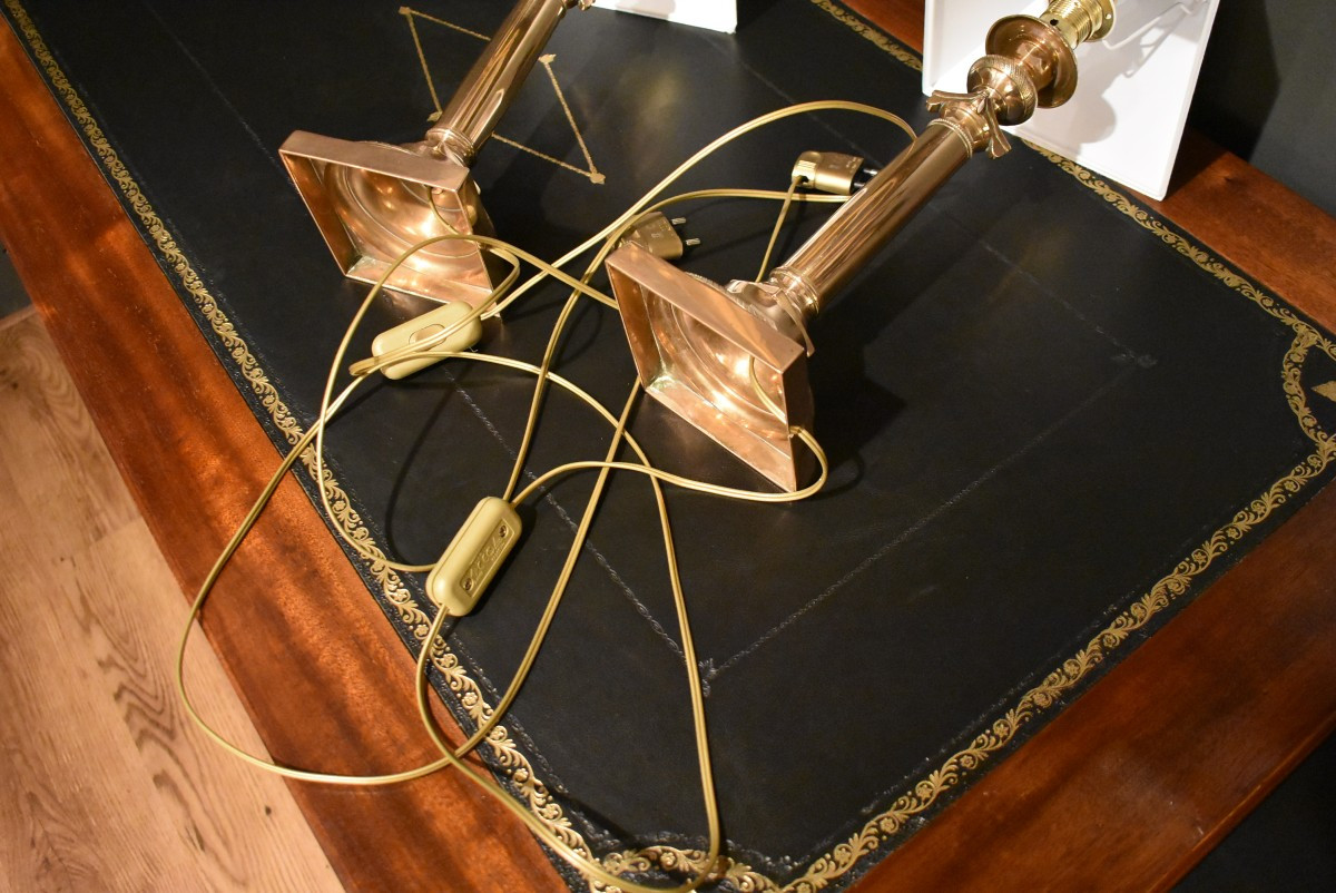 Paire De Lampes Empire-photo-7