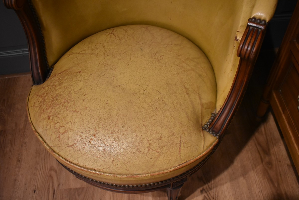 Fauteuil De Bureau De Style Louis XVI-photo-5