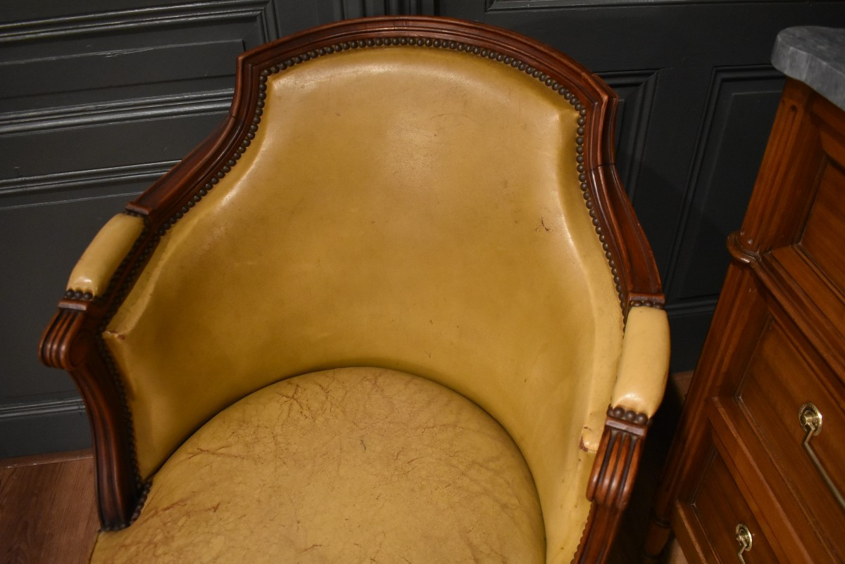 Fauteuil De Bureau De Style Louis XVI-photo-6