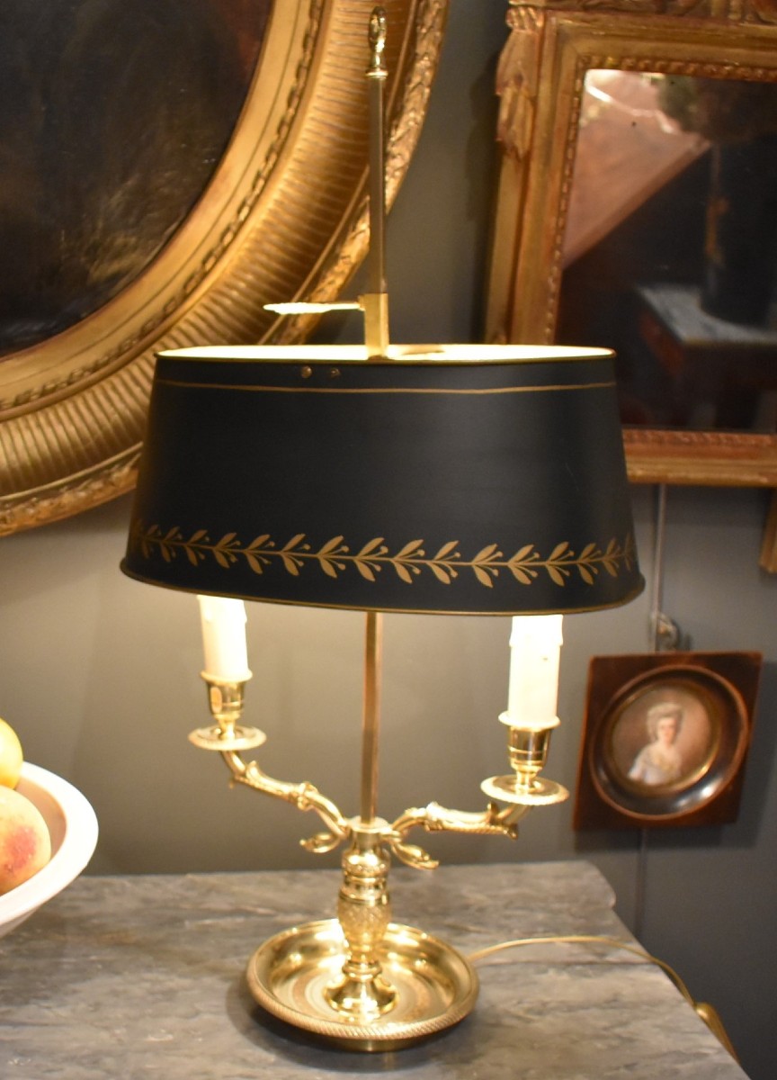 Lampe bouillotte à deux feux-photo-2