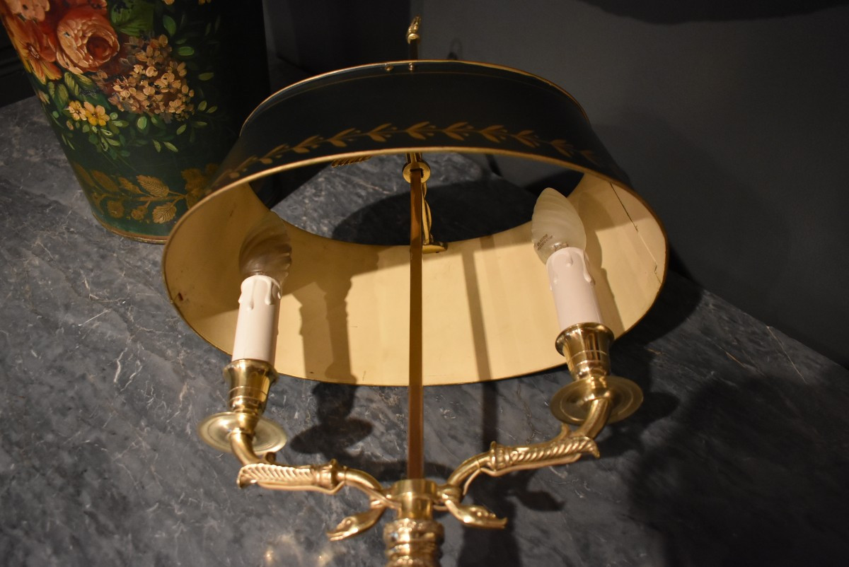 Lampe bouillotte à deux feux-photo-8