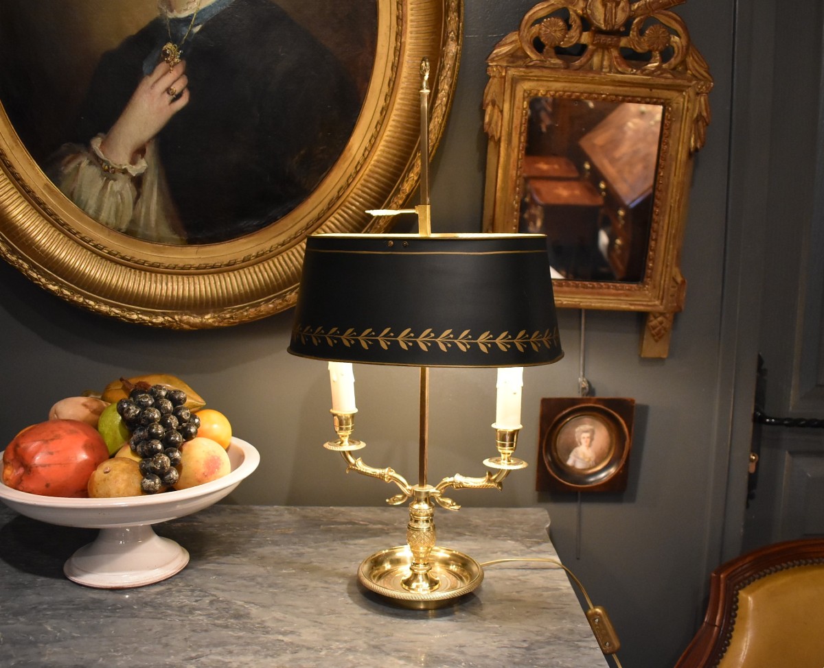 Lampe bouillotte à deux feux