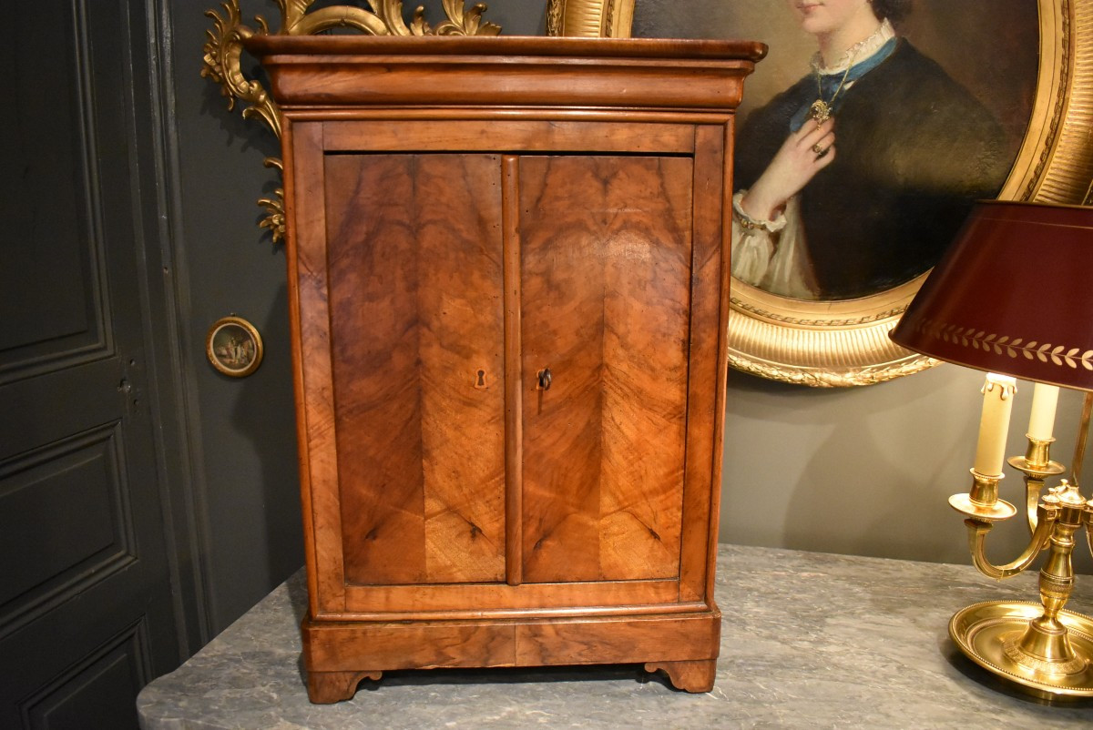 Miniature Walnut Cabinet