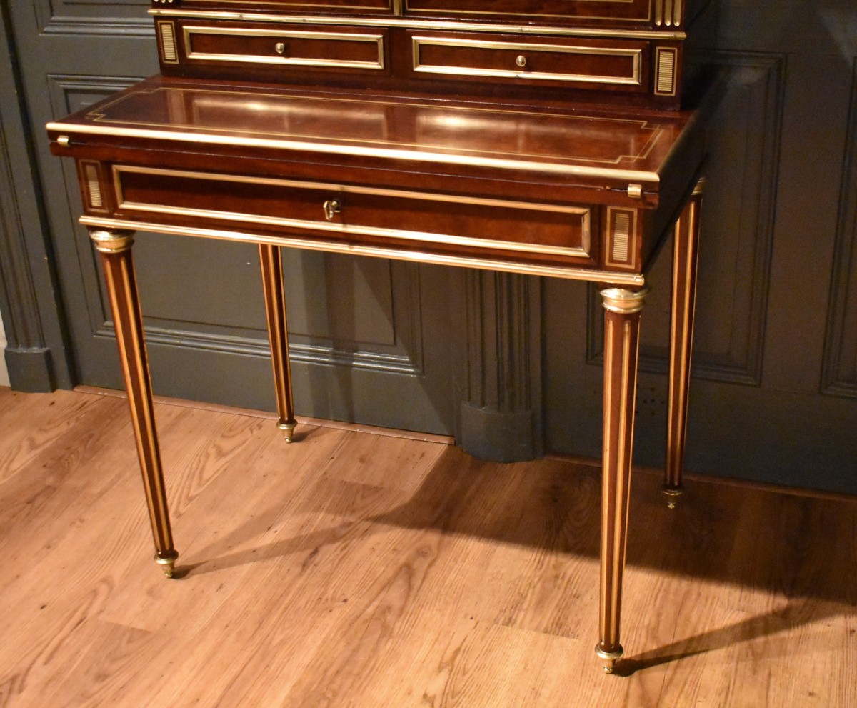 Bureau bonheur du jour de style Louis XVI-photo-3