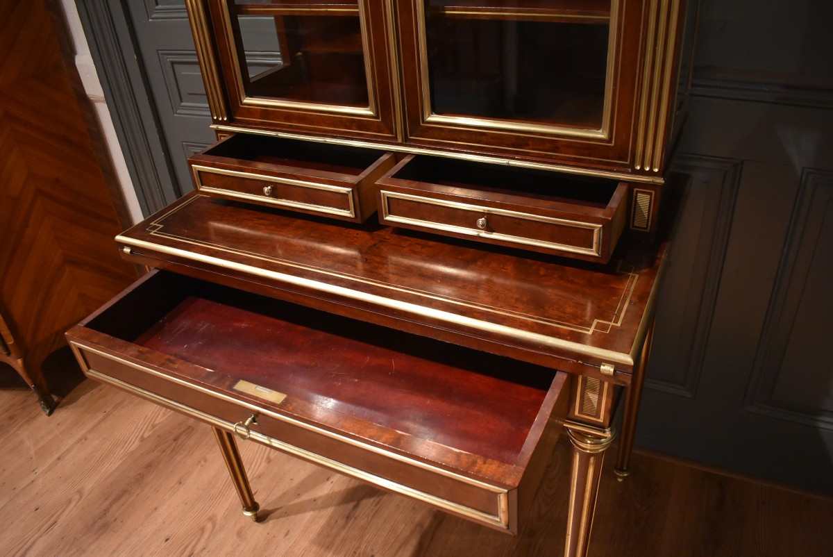 Bureau bonheur du jour de style Louis XVI-photo-4