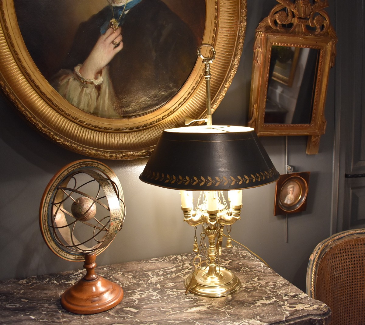 Lampe bouillotte à six feux