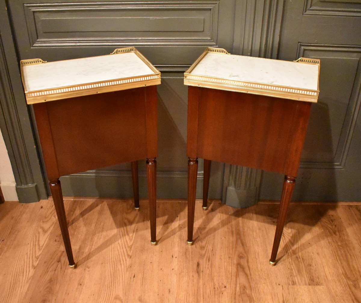 Paire de chevets de style Louis XVI-photo-6