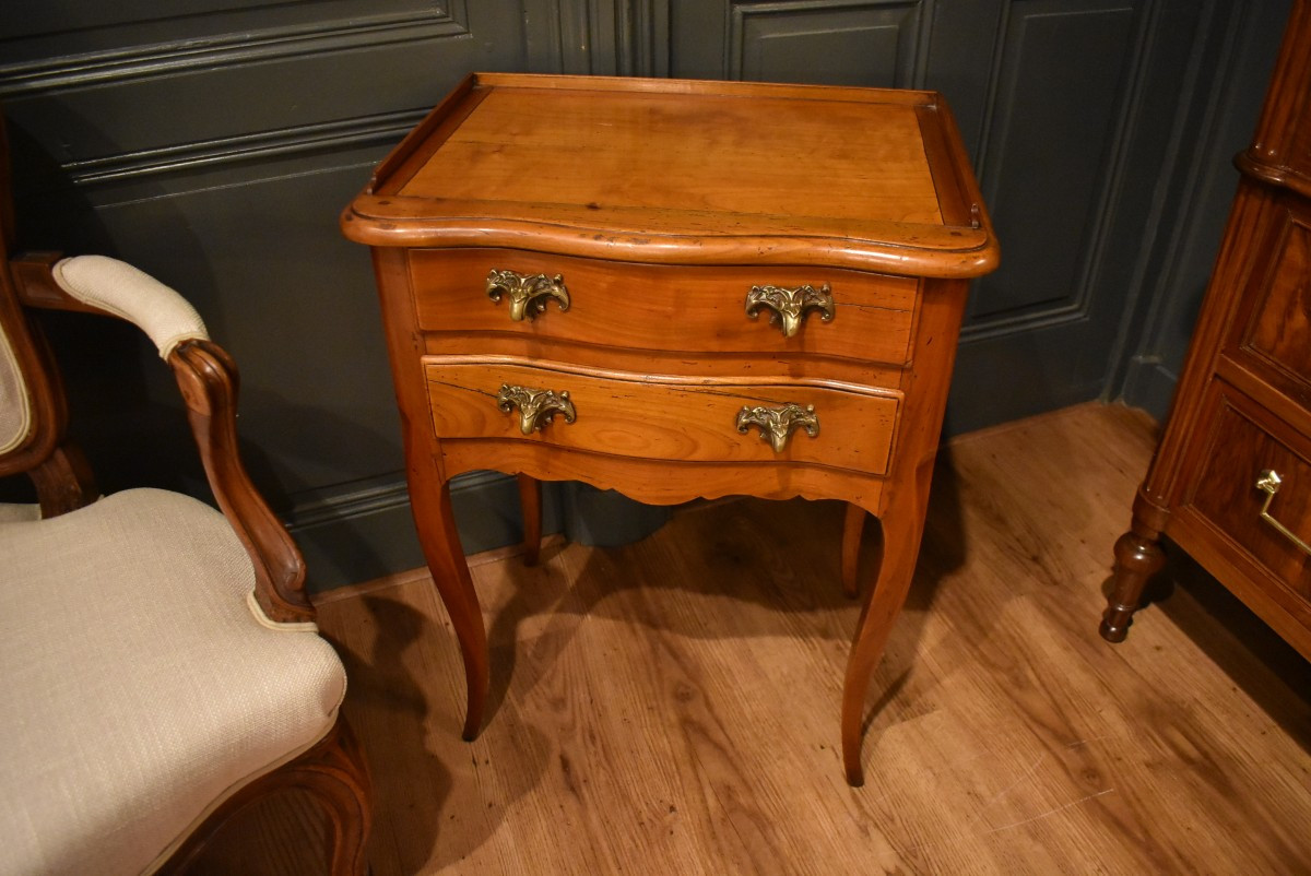 Louis XV Style Bedside Table By Mailfert-photo-8
