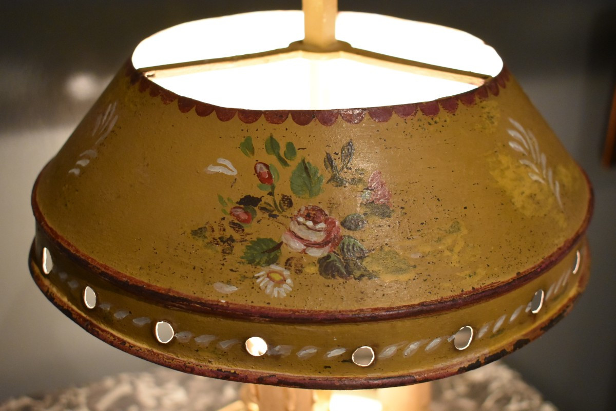 Lampe bouillotte à trois feux-photo-2