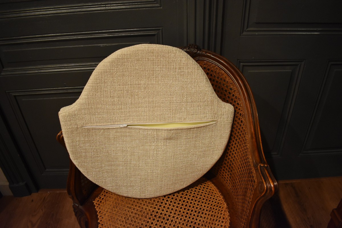 Fauteuil de bureau canné de style Louis XV-photo-8