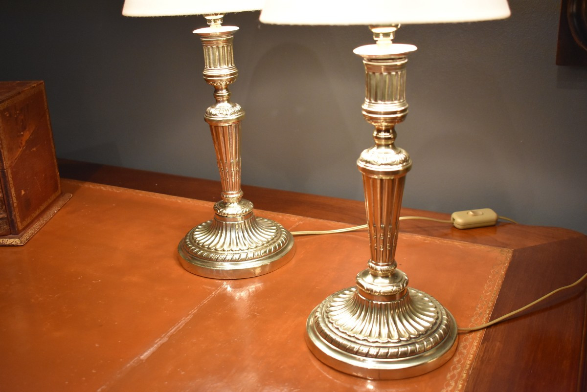Pair Of Louis XVI Style Lamps-photo-4