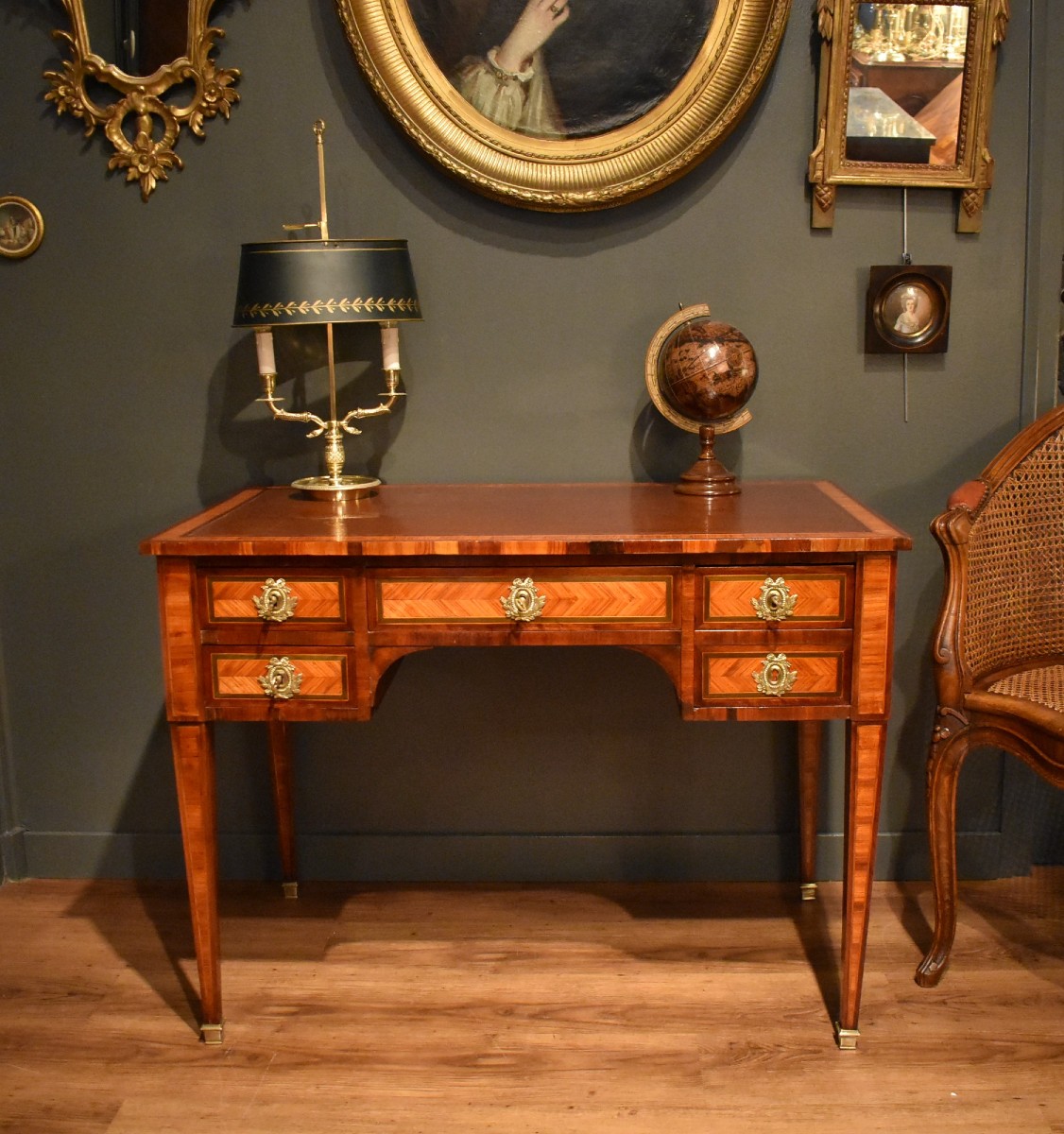 Small Louis XVI Style Flat Desk