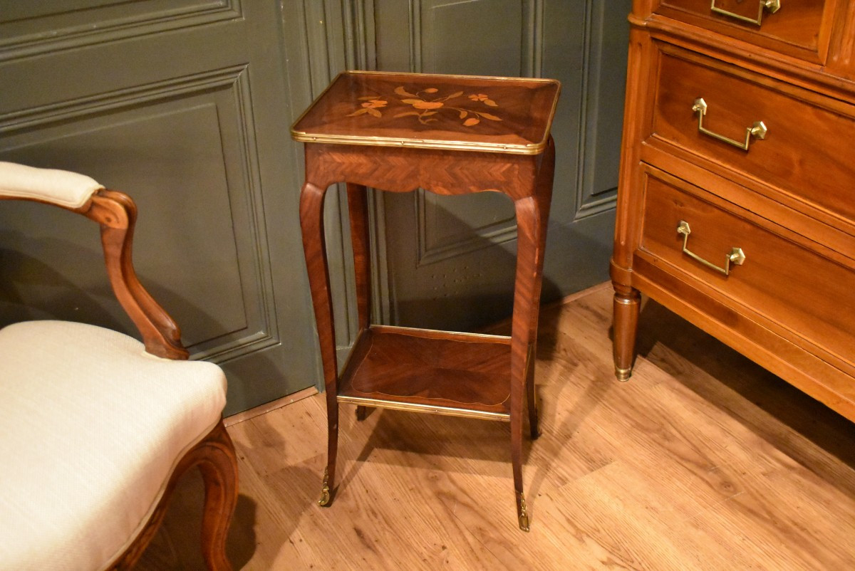 Small Marquetry Side Table