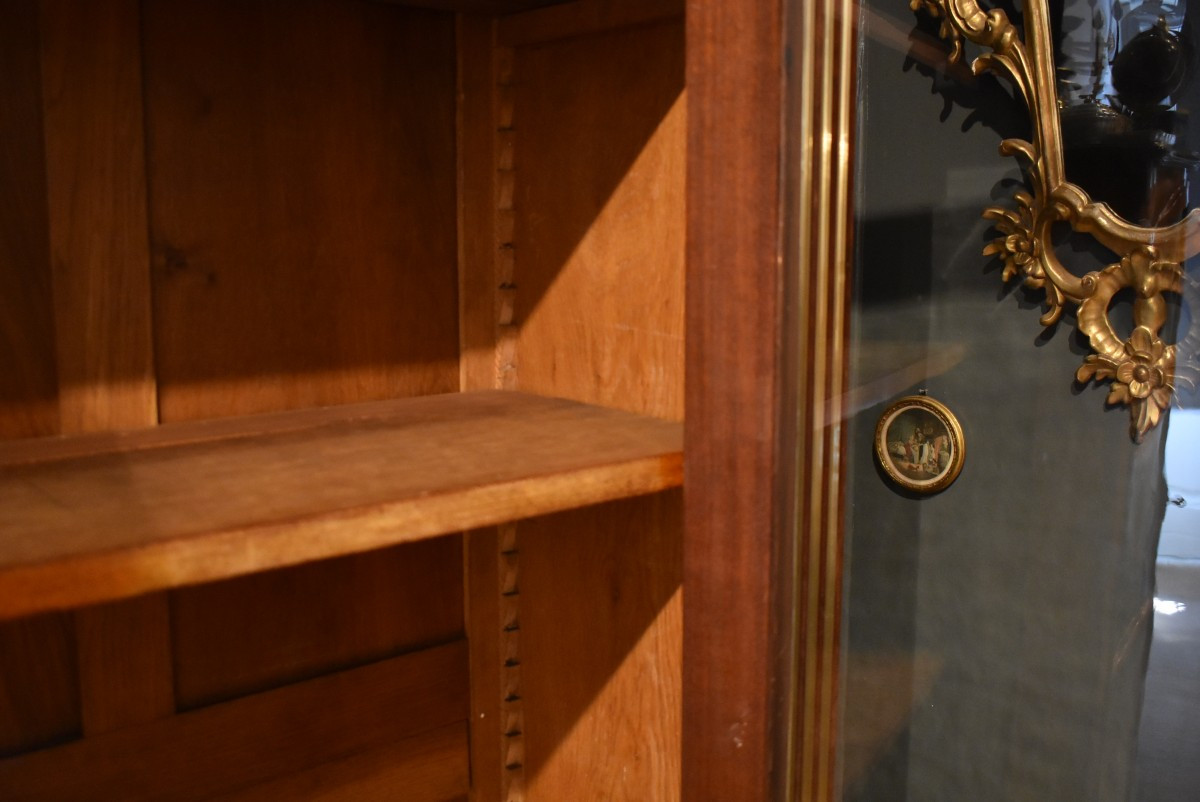 Louis XVI Style Mahogany Bookcase-photo-3
