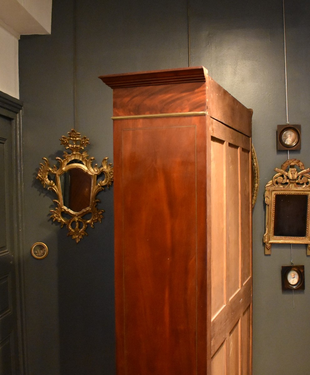 Louis XVI Style Mahogany Bookcase-photo-4