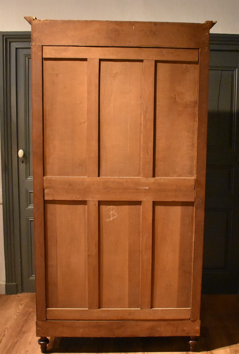 Louis XVI Style Mahogany Bookcase-photo-8