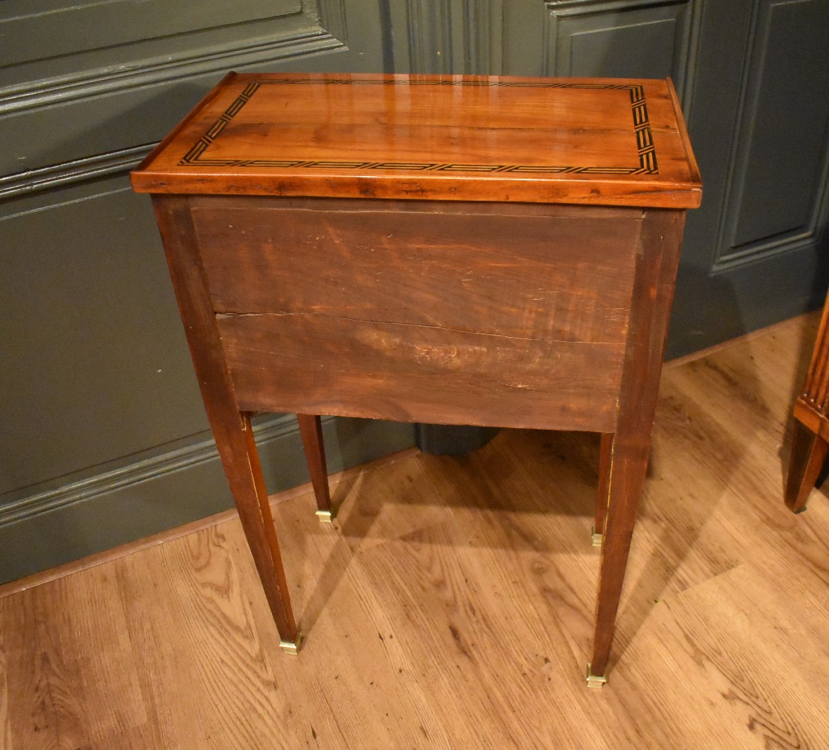 Louis XVI Marquetry Chiffonier Table-photo-6