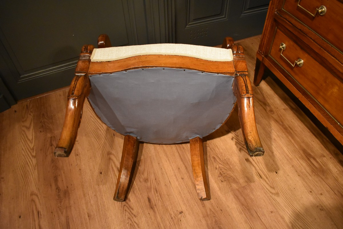 Fauteuil de bureau en noyer-photo-6