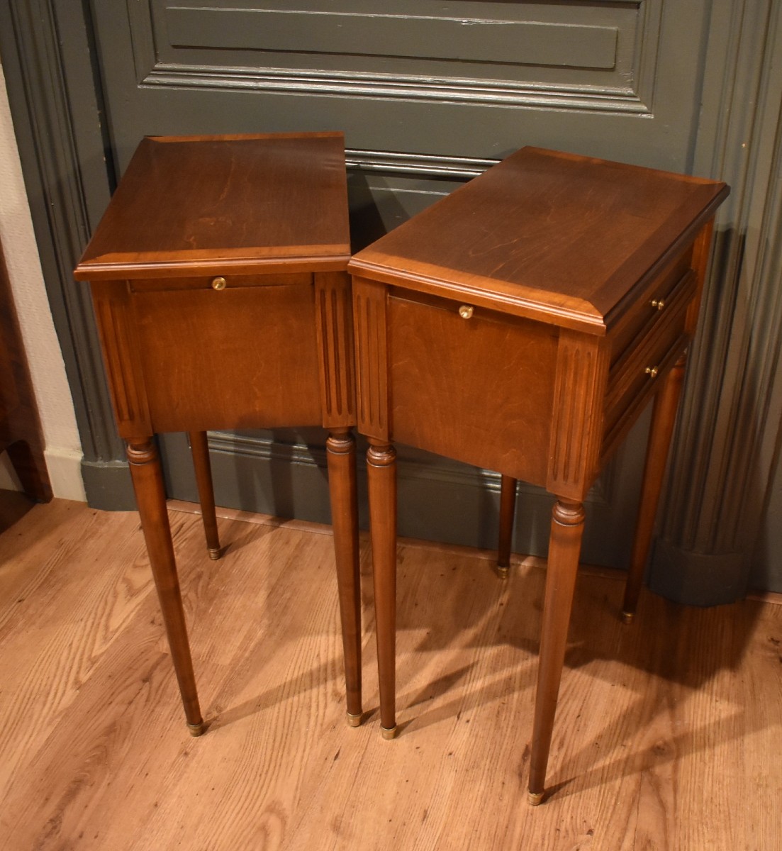 Paire de chevets de style Louis XVI-photo-6