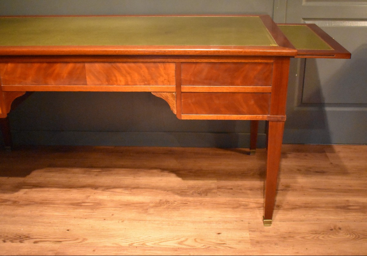 Grand bureau plat de style Louis XVI-photo-8