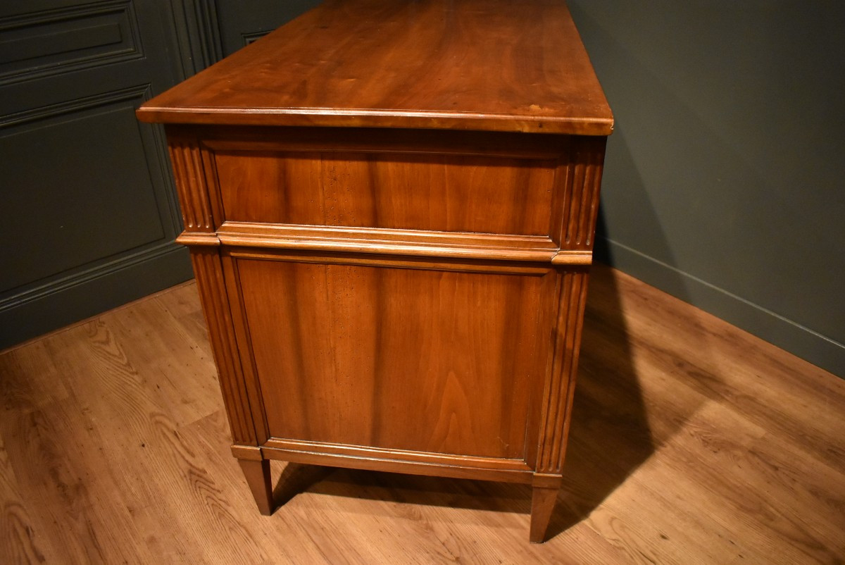 Louis XVI Walnut Chest Of Drawers-photo-3