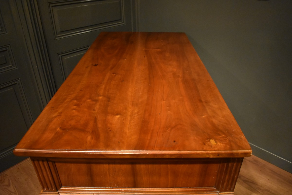 Louis XVI Walnut Chest Of Drawers-photo-4