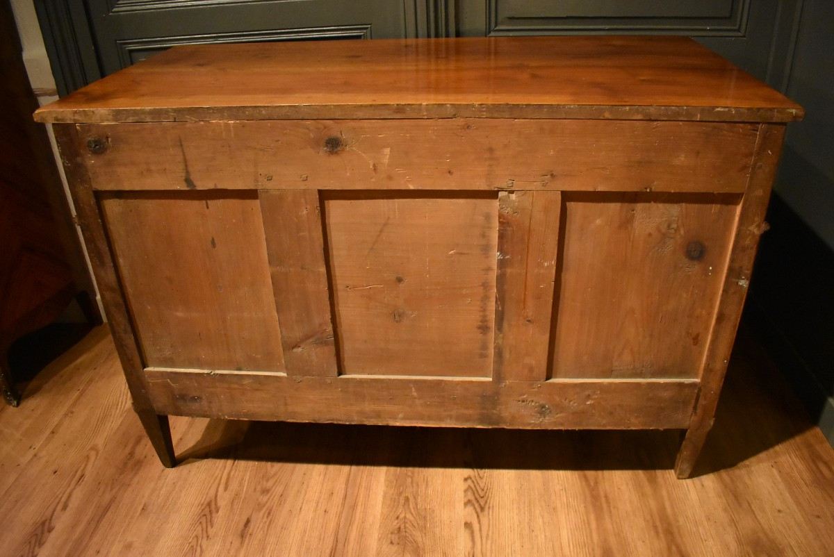 Louis XVI Walnut Chest Of Drawers-photo-6