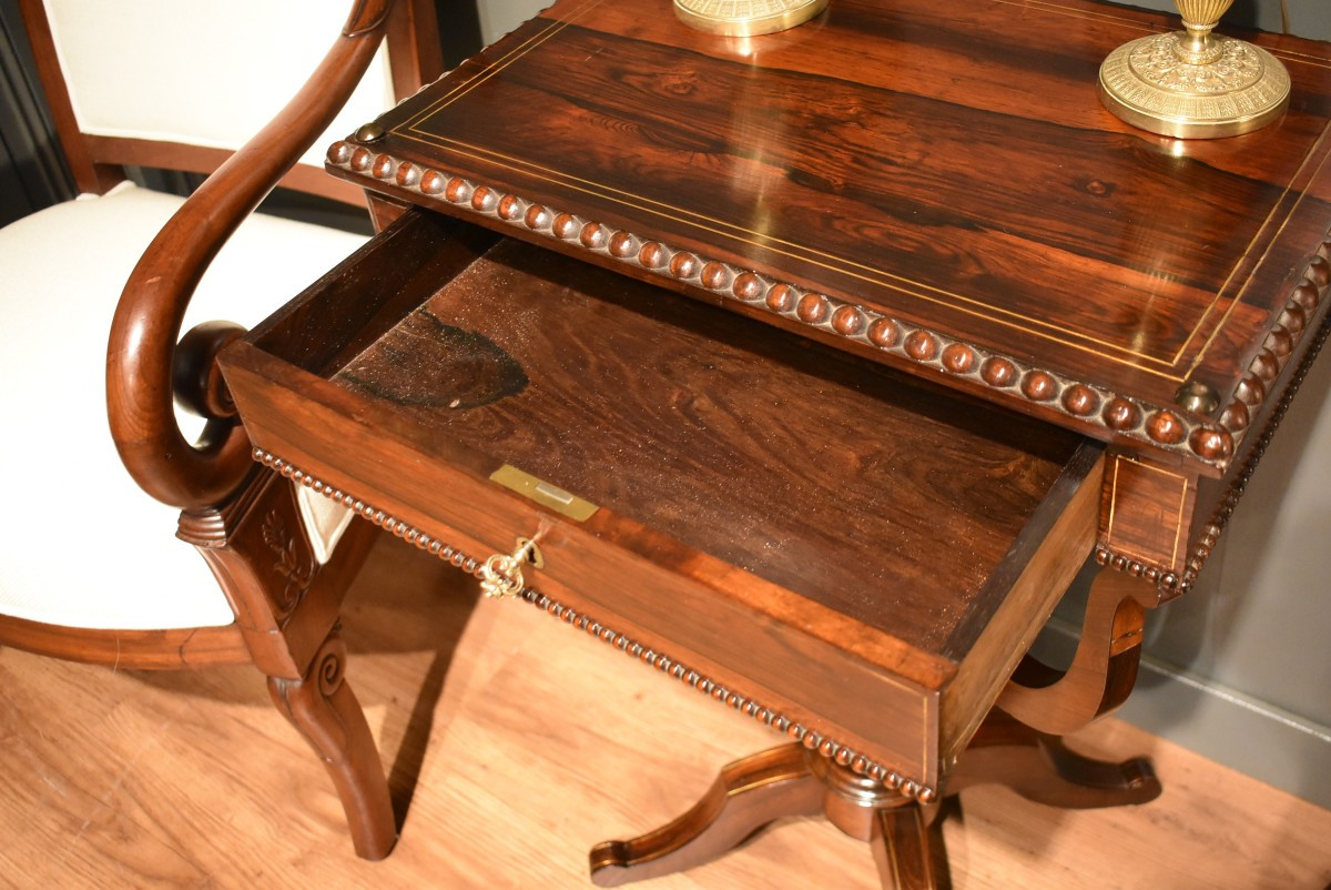 Rosewood Side Table-photo-1