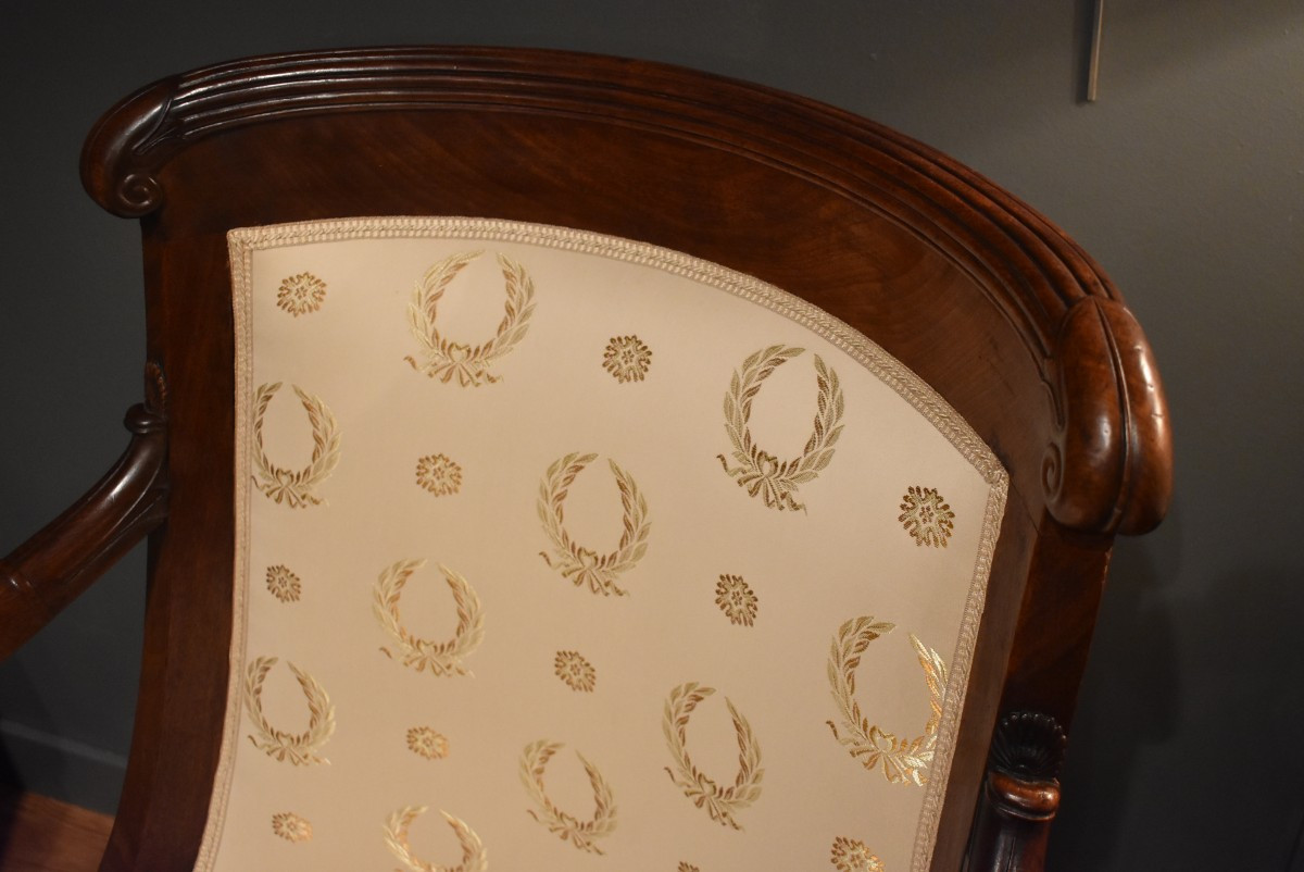 Paire de fauteuils Empire-photo-3