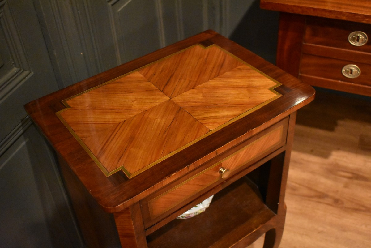 Chevet en marqueterie-photo-1