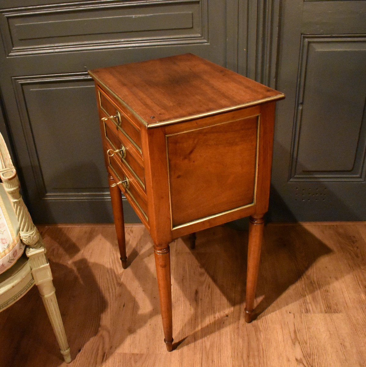 Chevet Directoire en noyer-photo-3