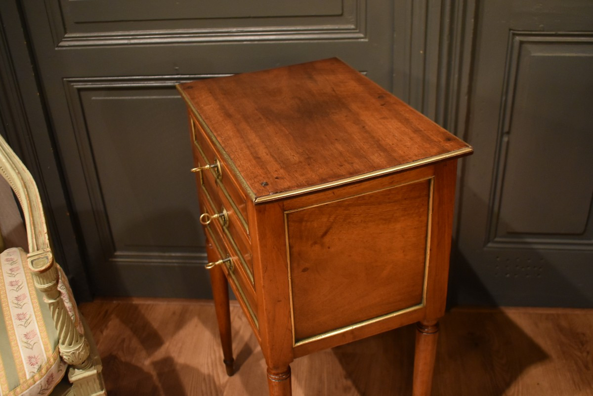 Chevet Directoire en noyer-photo-4