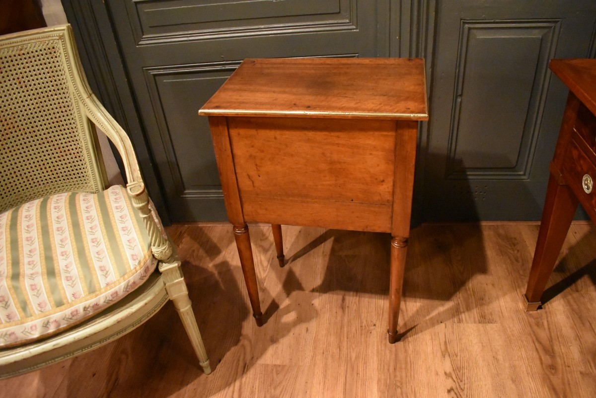 Chevet Directoire en noyer-photo-5