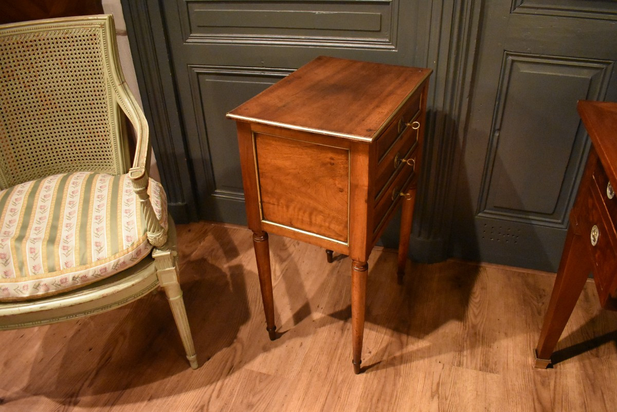 Chevet Directoire en noyer-photo-6