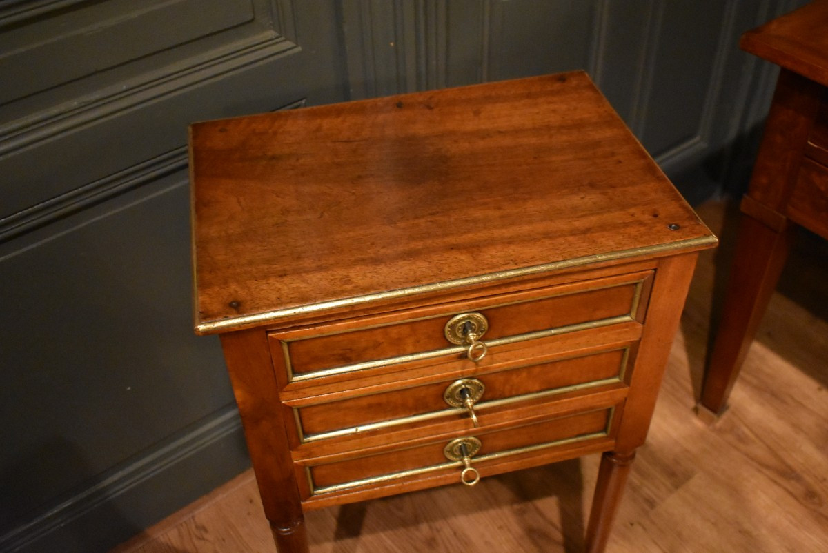 Chevet Directoire en noyer-photo-8