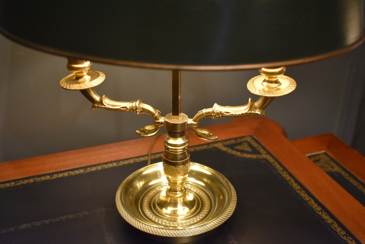 Lampe bouillotte à deux feux-photo-3