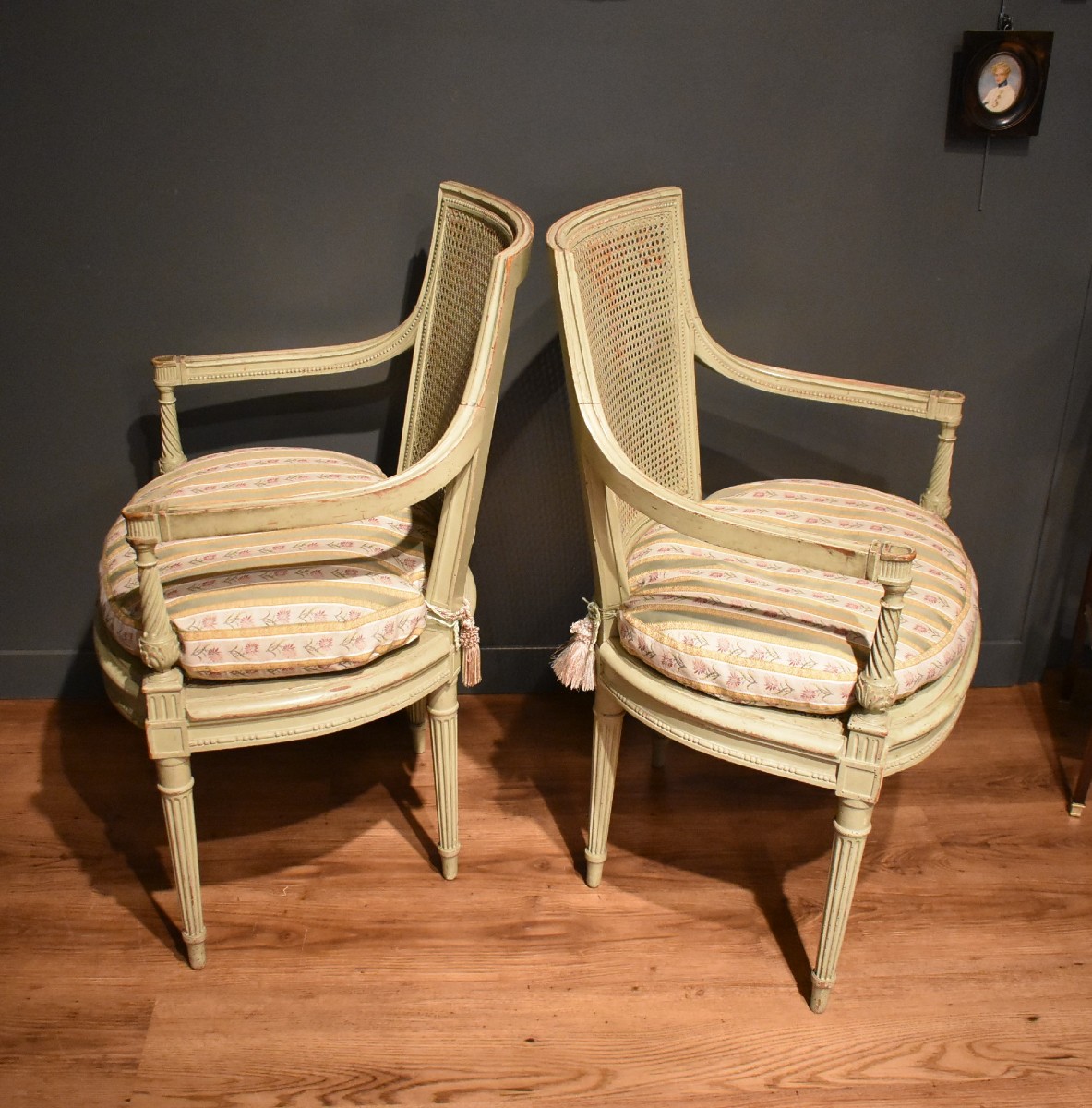 Pair Of Directoire Style Armchairs-photo-7