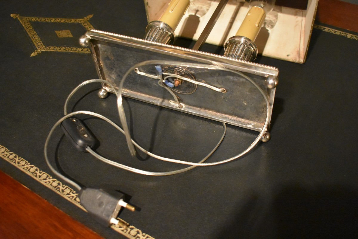 Lampe bouillotte à deux feux-photo-7