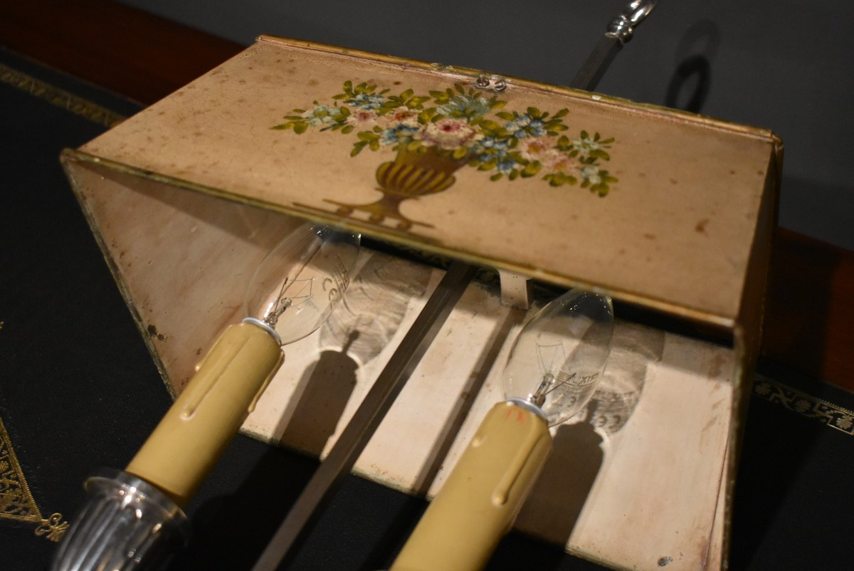 Lampe bouillotte à deux feux-photo-8