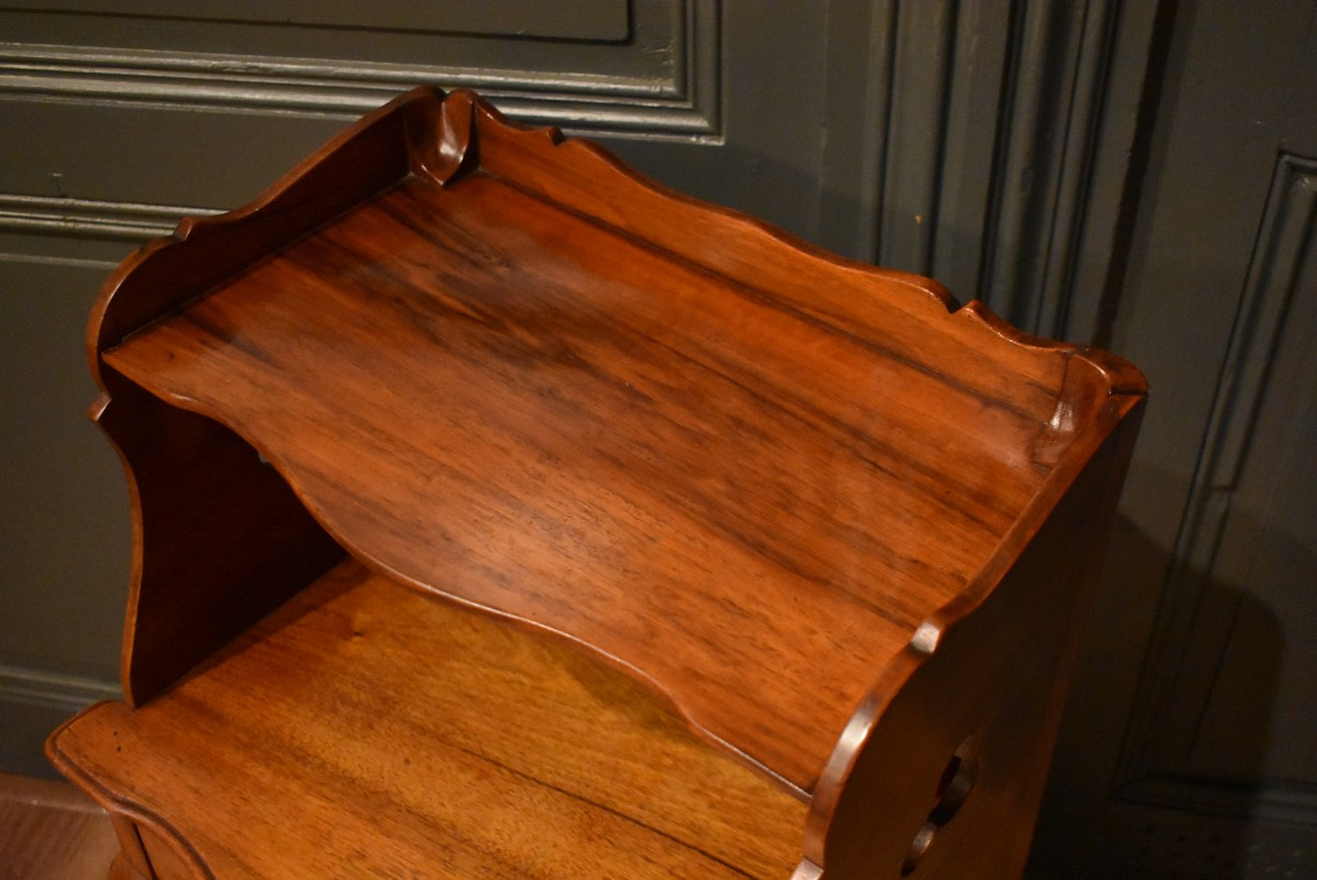 Chevet de style Louis XV en noyer-photo-2