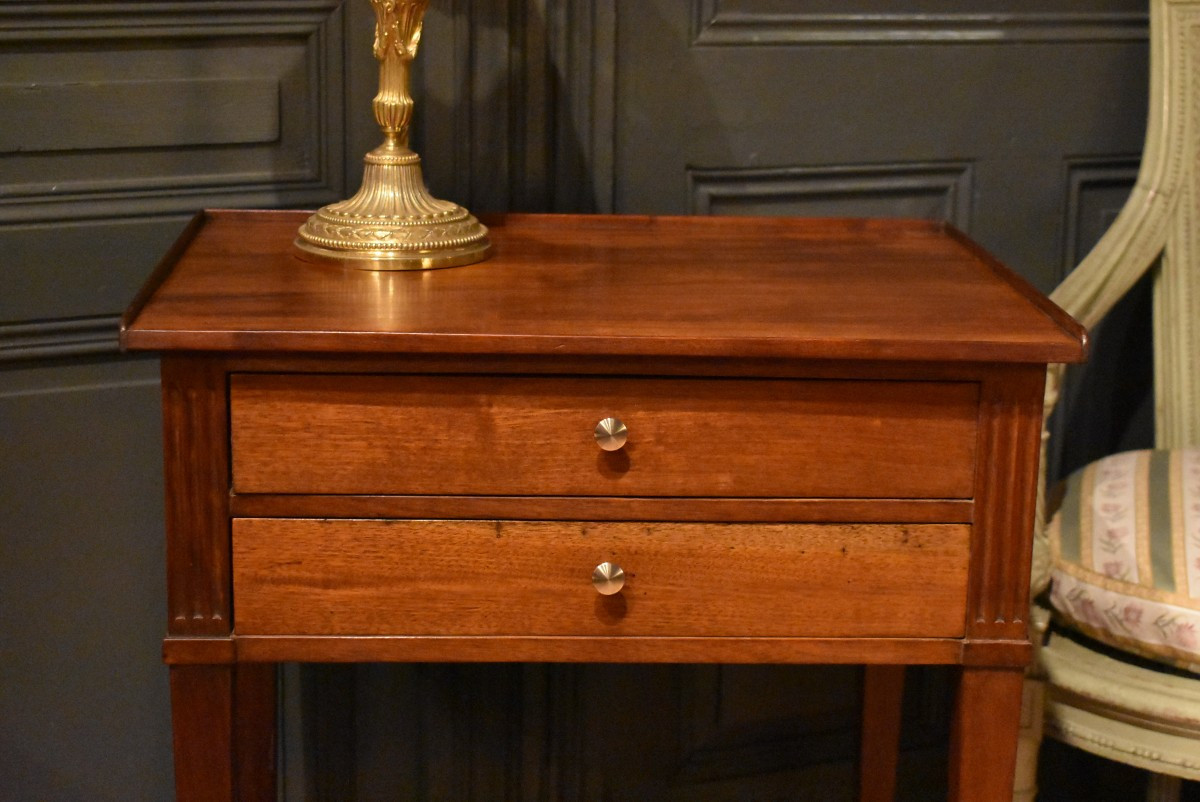 Table chiffonnière de style Louis XVI-photo-3