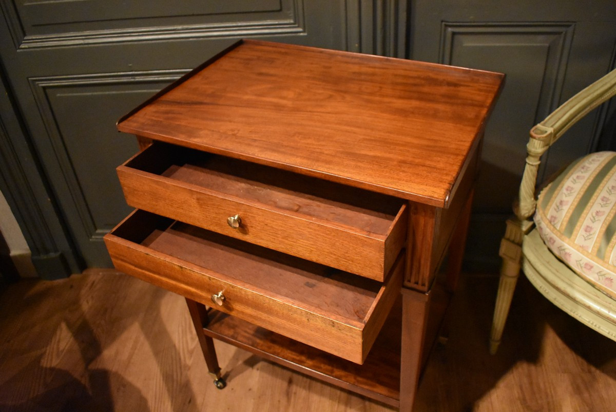 Table chiffonnière de style Louis XVI-photo-3