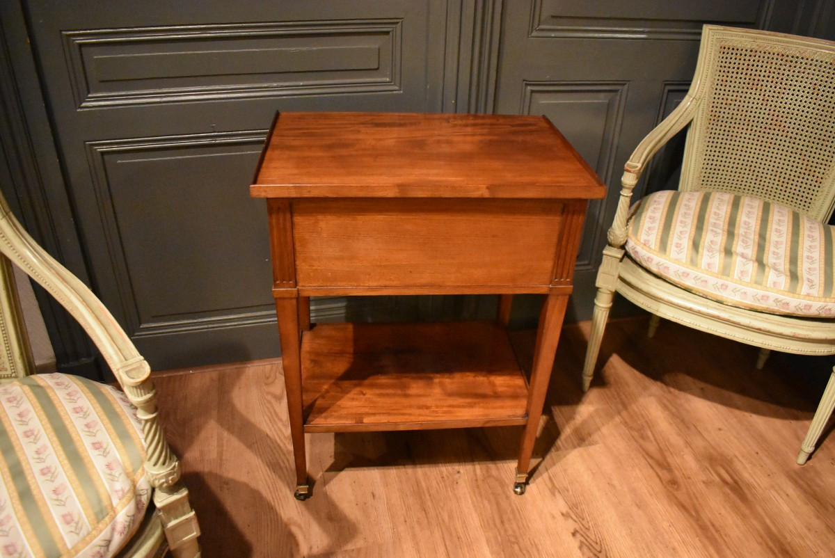 Table chiffonnière de style Louis XVI-photo-5