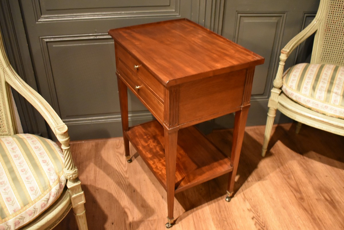 Table chiffonnière de style Louis XVI-photo-7