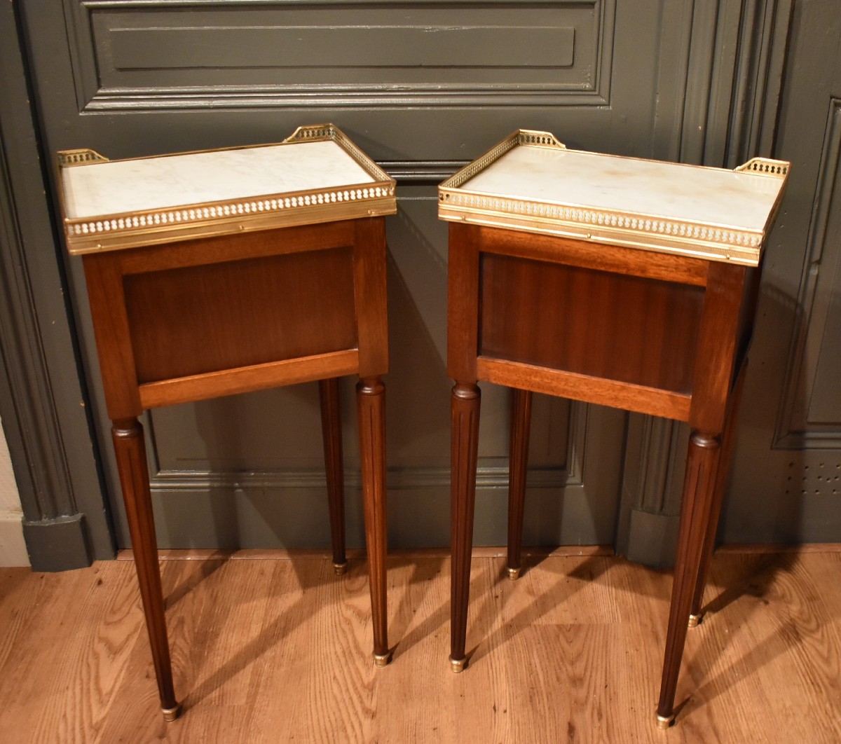 Paire de chevets de style Louis XVI-photo-6