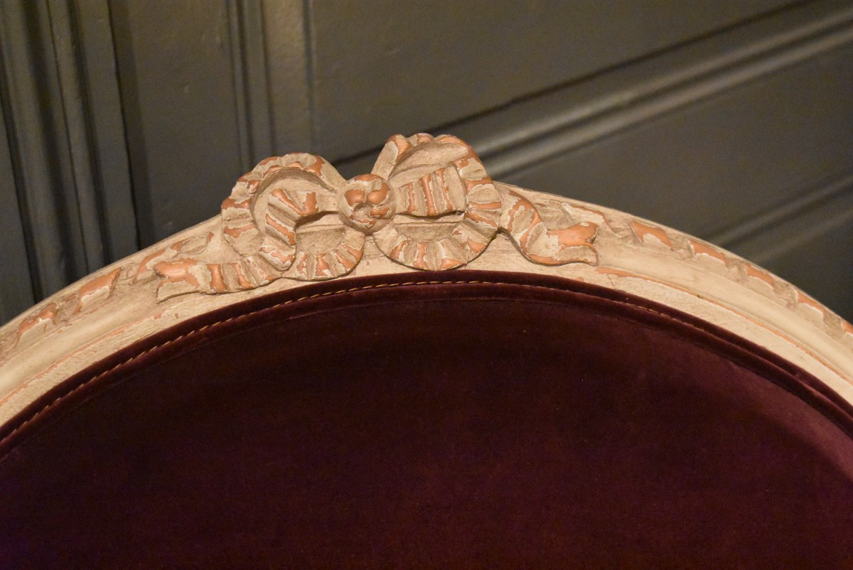 Louis XVI Style Bergère-photo-3