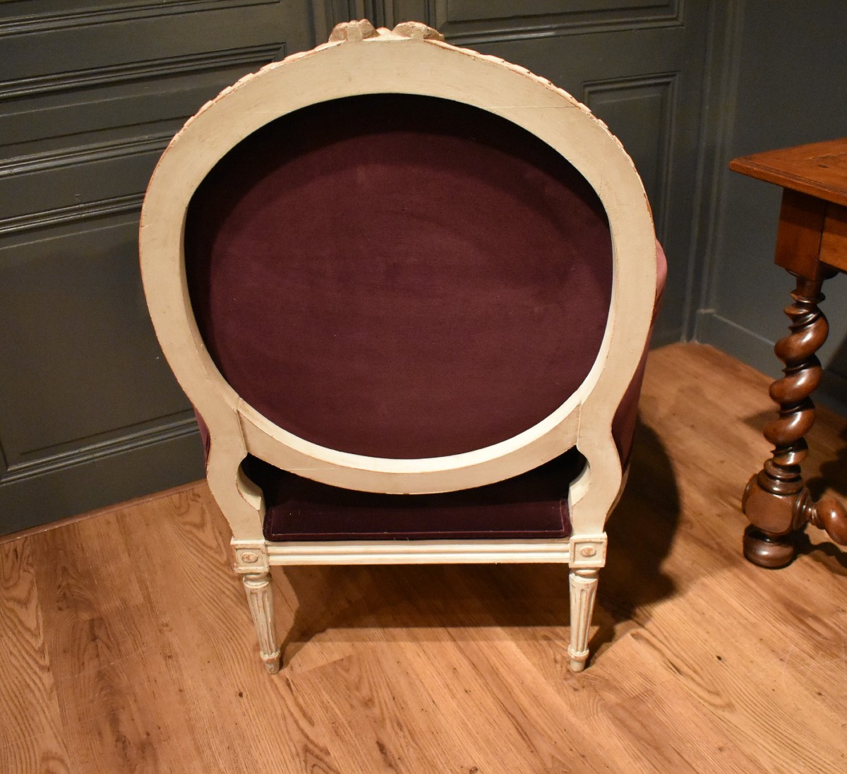 Louis XVI Style Bergère-photo-5