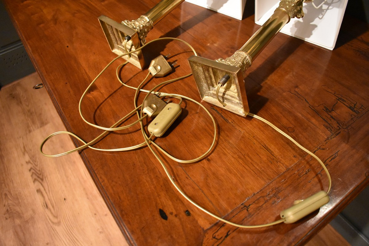 Paire de petites lampes de style Empire-photo-7