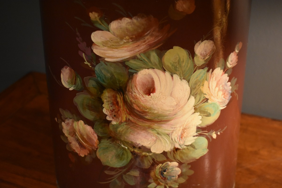 Corbeille à papiers en tôle peinte-photo-3