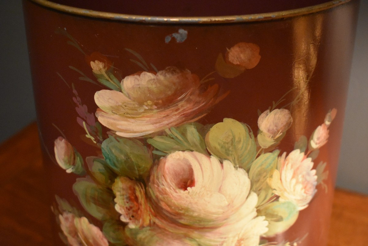 Corbeille à papiers en tôle peinte-photo-4